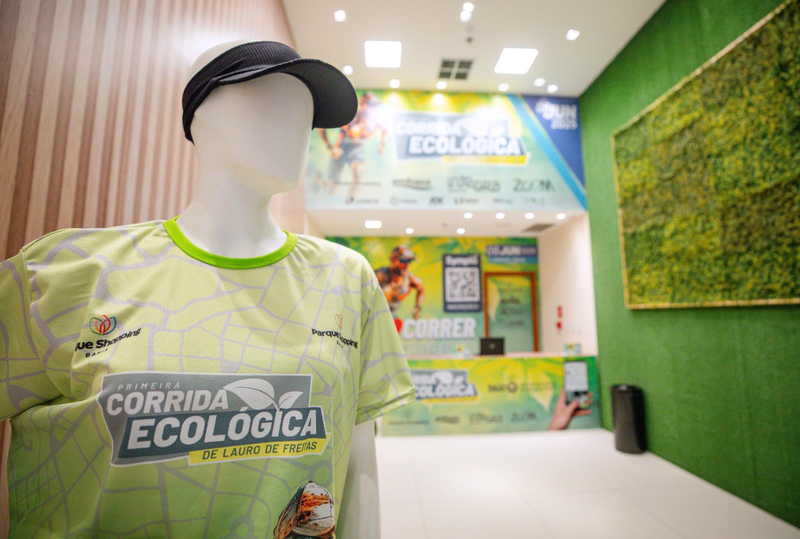 Capa: Loja oficial da 1ª Corrida Ecológica de Lauro de Freitas já está em funcionamento