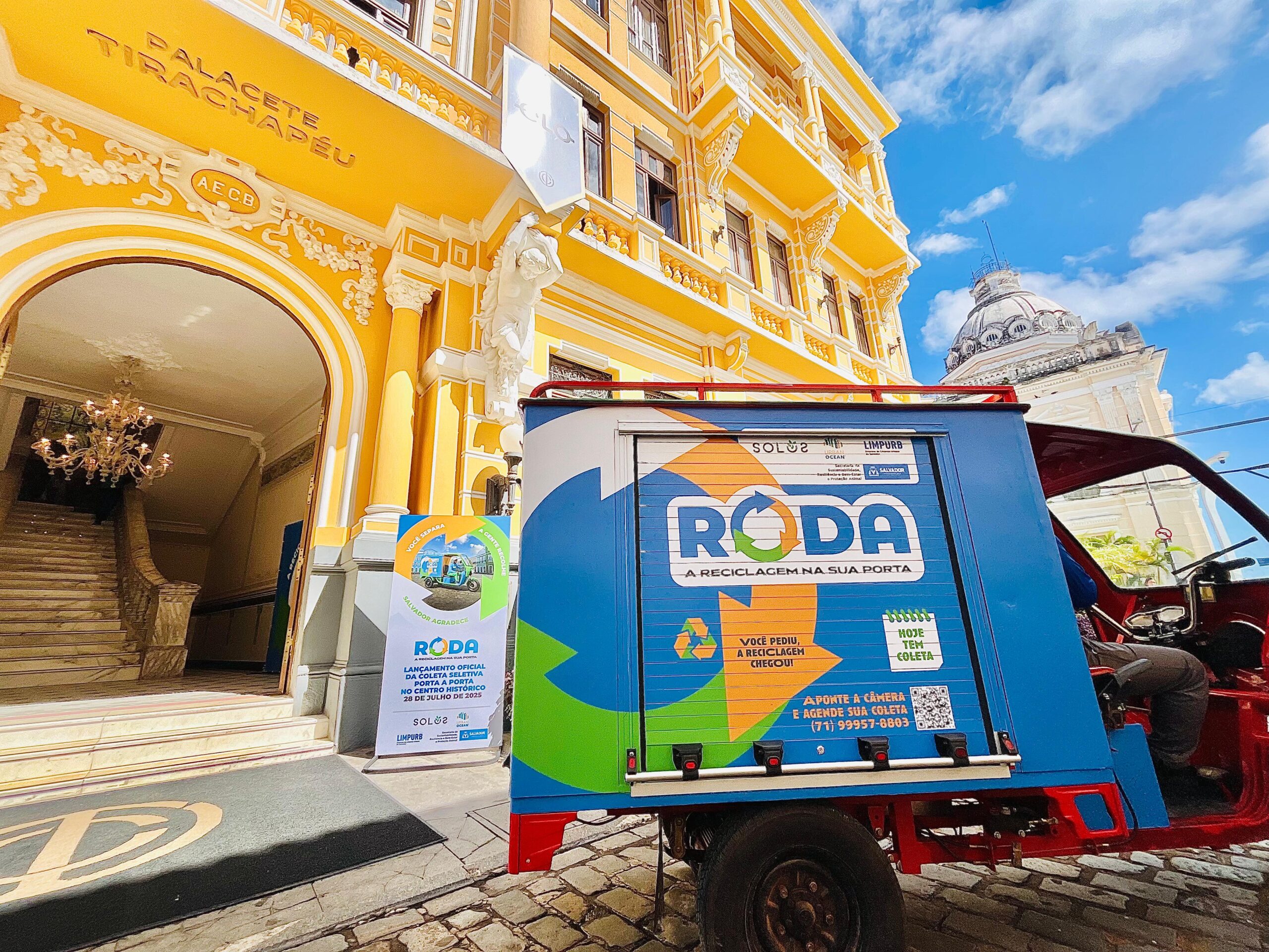 Capa: Salvador lança projeto pioneiro de coleta seletiva porta a porta com agendamento online