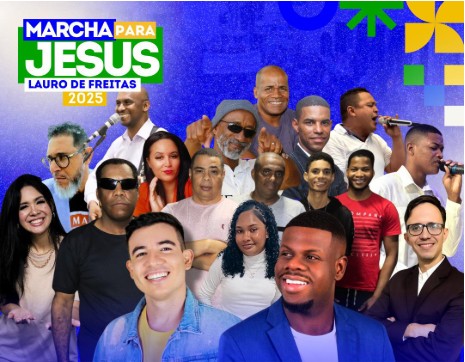 Capa: Marcha para Jesus acontece neste sábado (23) em Lauro de Freitas