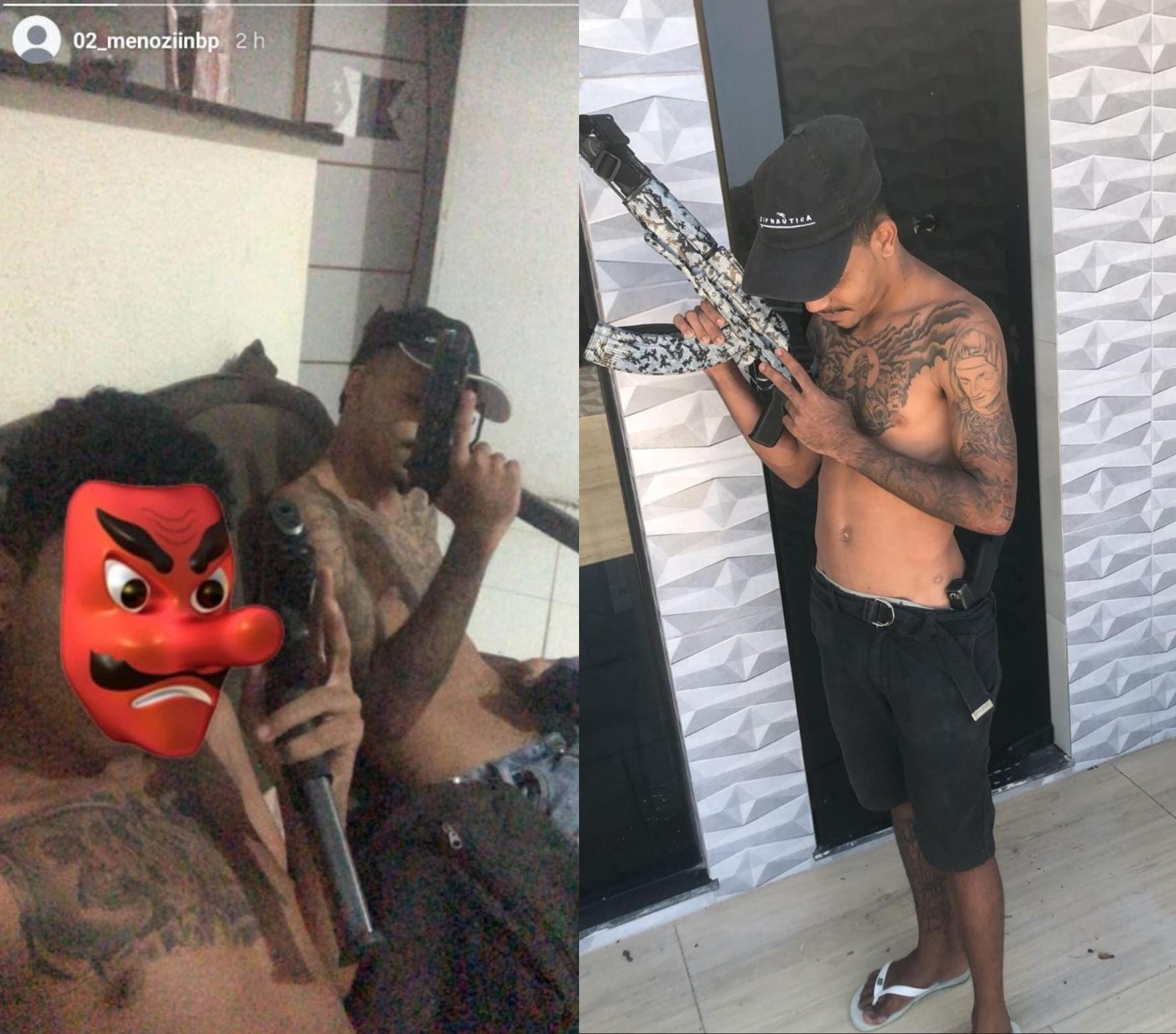 Capa: Dupla que postava fotos com armas de fogo e também execuções nas redes sociais é morta em Jequié