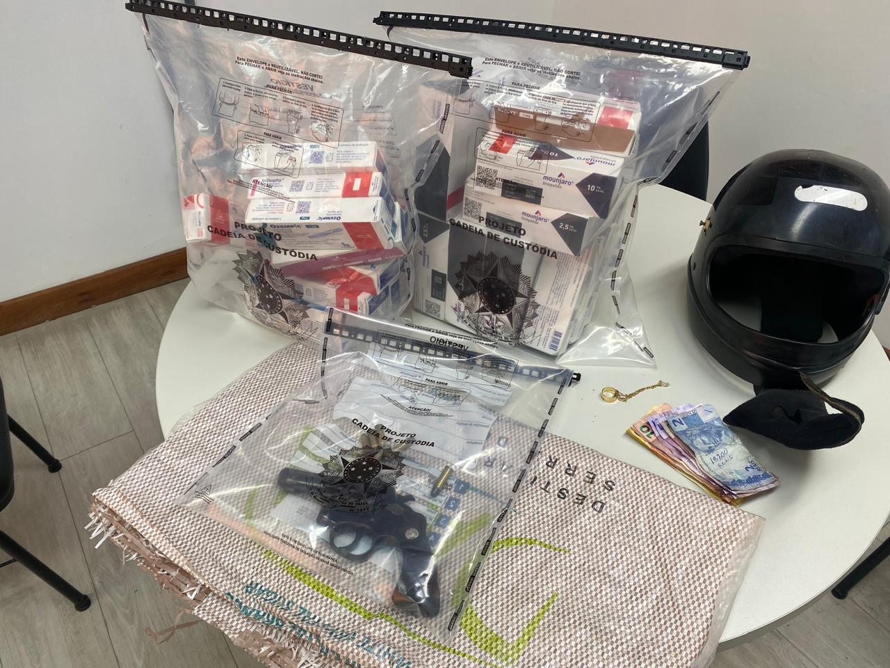 Capa: Polícia frustra assalto e recupera R$ 44 mil em canetas emagrecedoras no Chame-Chame