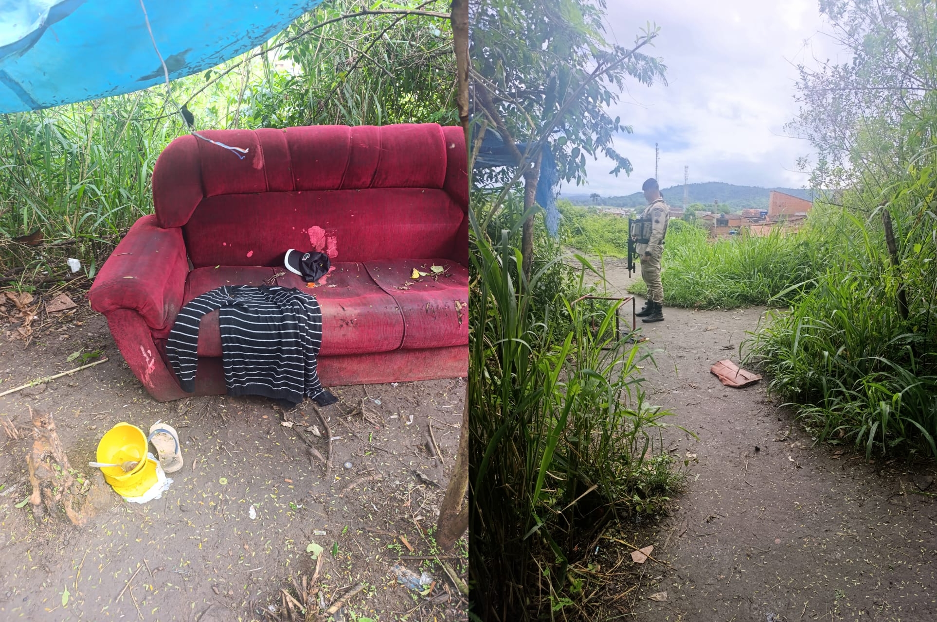 Capa: PMBA desmonta acampamento de facção criminosa em Ibirataia