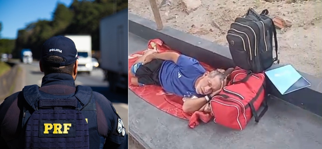Capa: PRF apreende ambulância de Itororó e idoso é deixado no chão à espera de outro veículo