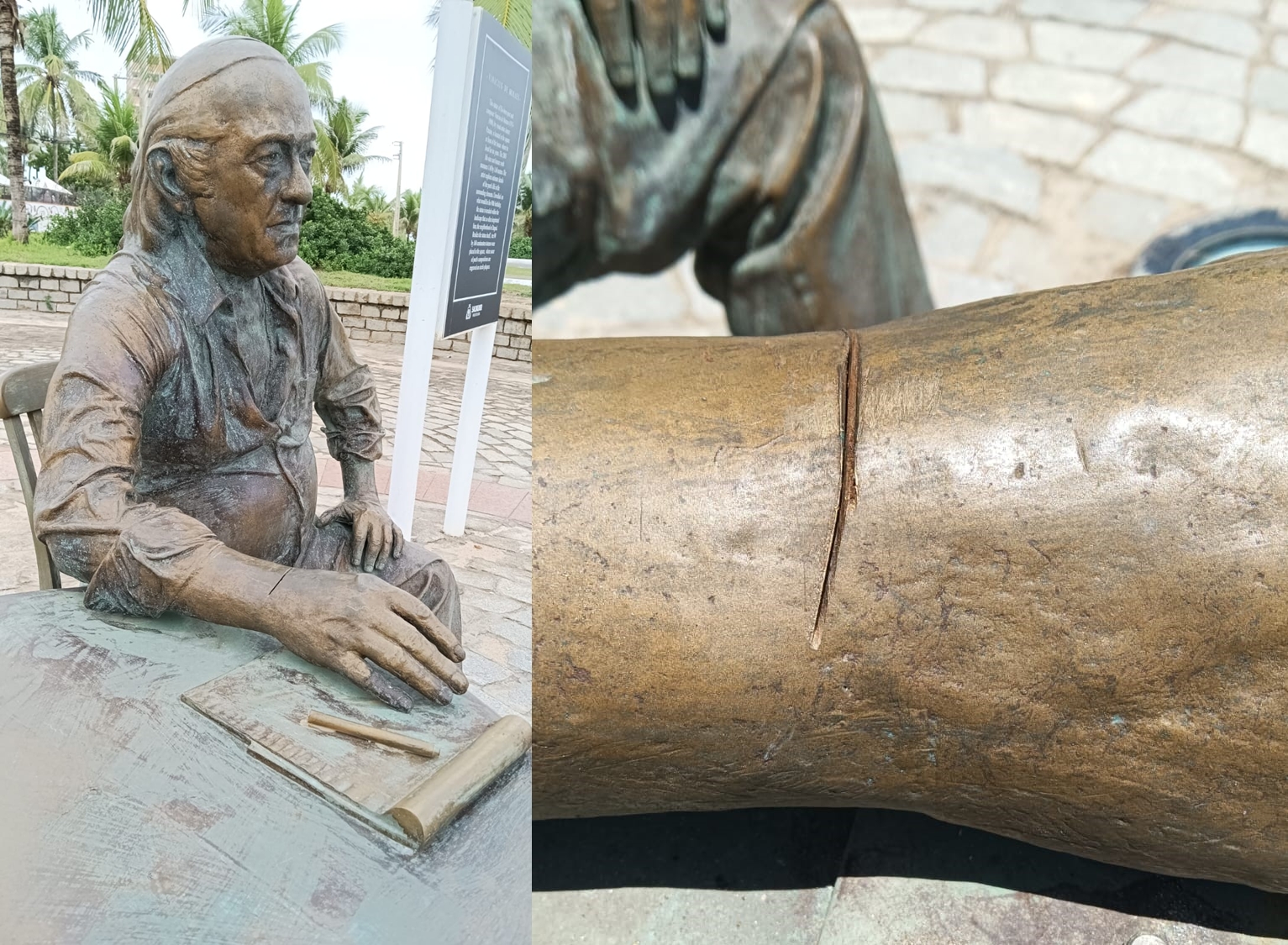 Capa: Salvador: vandalismo a monumentos públicos causa prejuízo e exige trabalho contínuo em manutenção e restauro