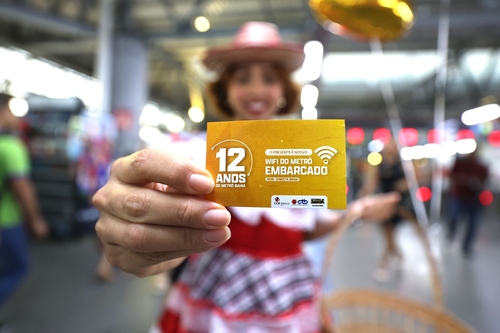 Capa: Metrô Bahia amplia conectividade com Wi-Fi gratuito para mais de 400 mil usuários por dia