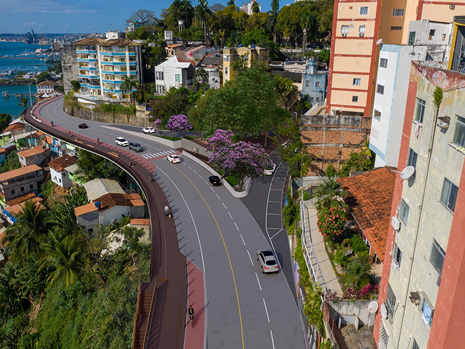 Capa: Prefeitura de Salvador inicia obras de requalificação do calçadão da Avenida Contorno