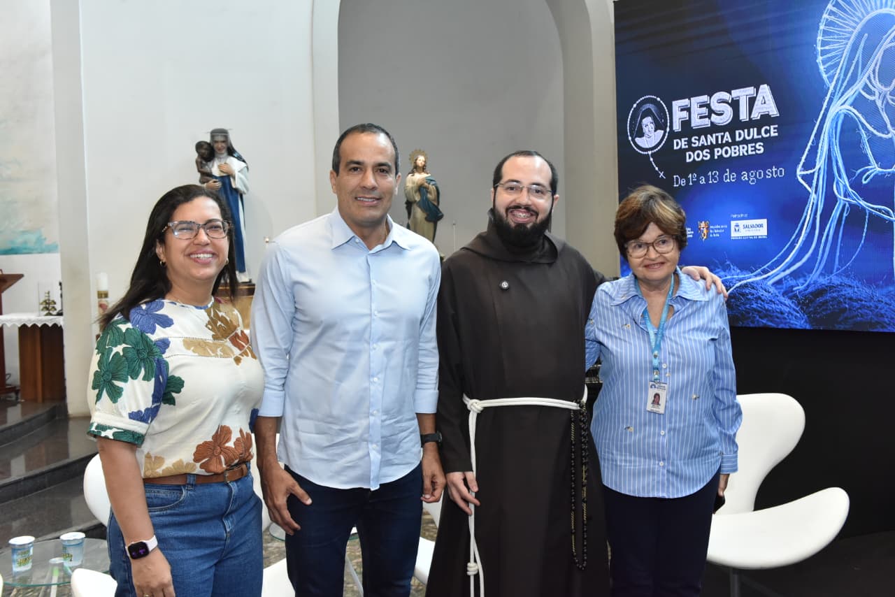 Capa: Prefeitura de Salvador apresenta programação da Festa de Santa Dulce dos Pobres