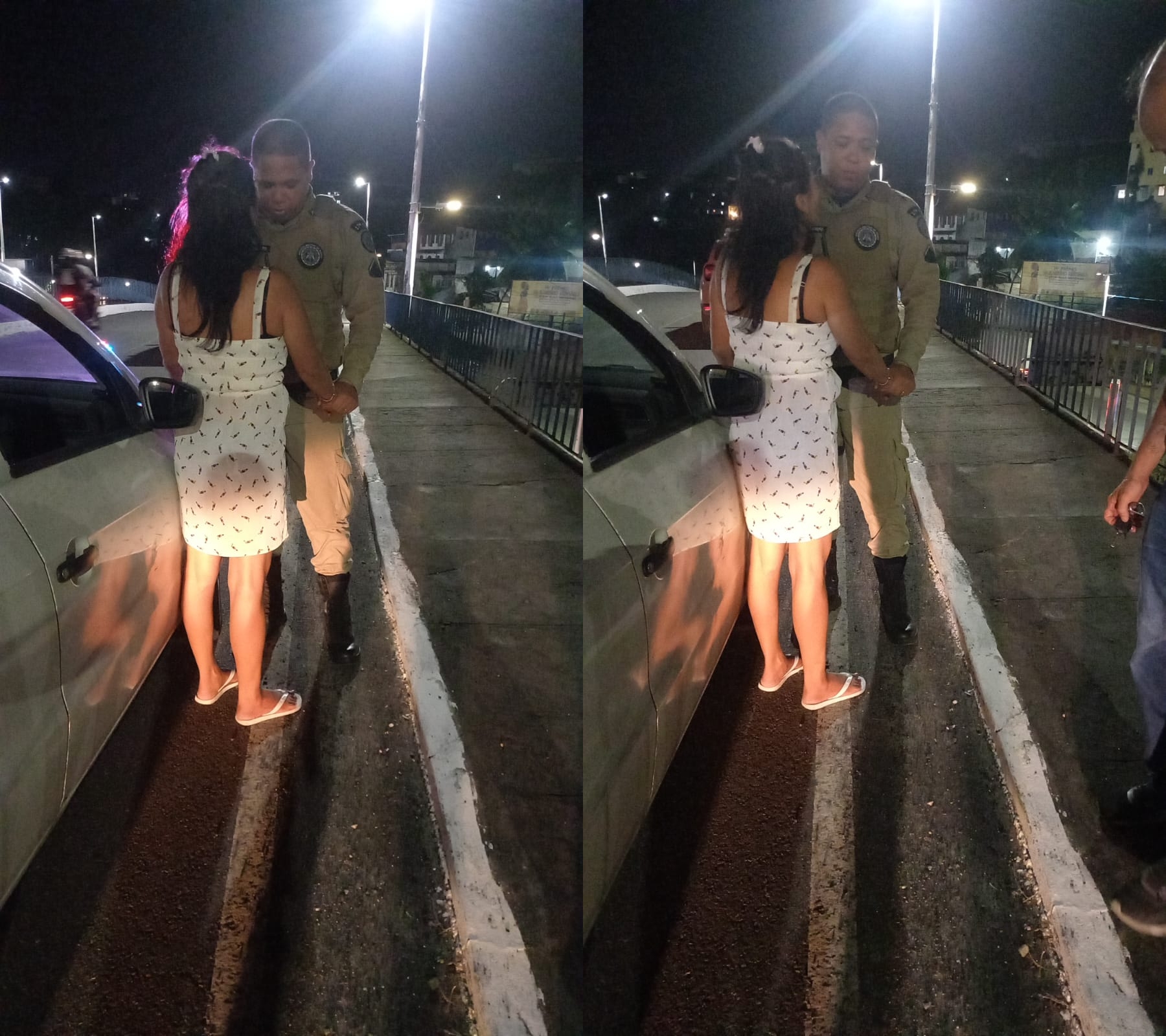 Capa: Mulher que pretendia tirar a própria vida é salva por policiais militares em viaduto de Salvador