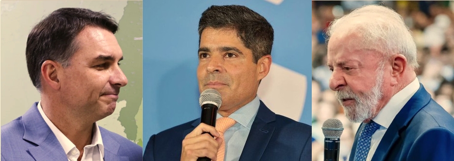 Capa: ACM Neto acertou ao não declarar apoio a Flávio Bolsonaro no 1º turno?